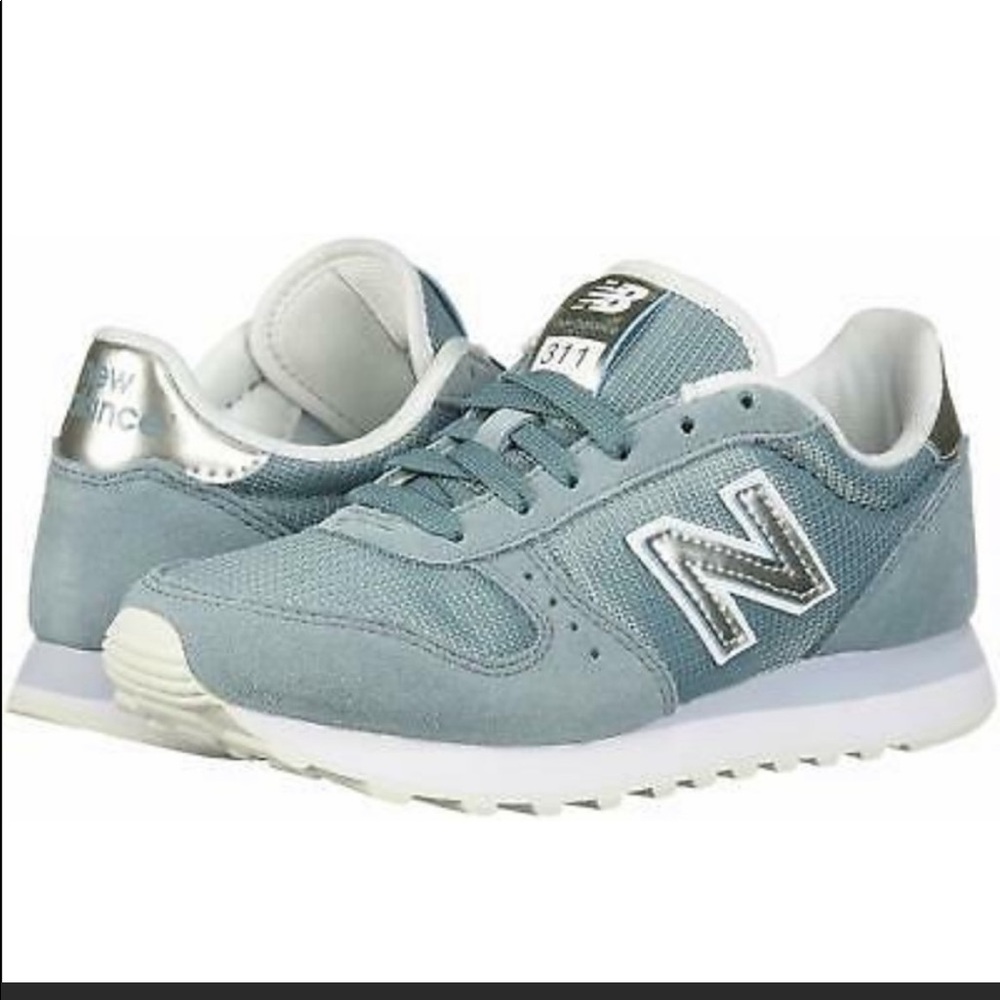 New Balance Womens WL311BNC Low Top Lace Up Running, Smoke Blue